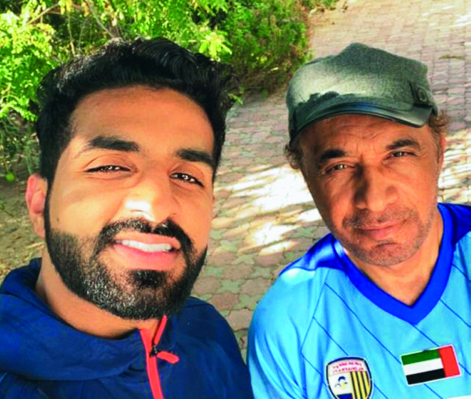 "خالد الدرمكي يتدرب مع والده | البيان"