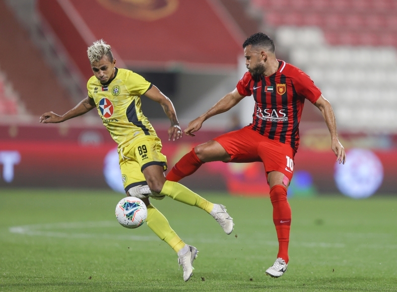 "جانب من إحدى مباريات الفجيرة في دوري الخليج العربي | أرشيفية"