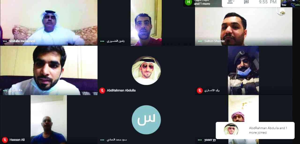 "جانب من ورشة العمل عن بُعد | من المصدر"