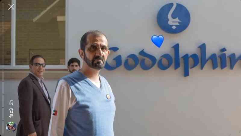 حمدان بن محمد يحتفي بأبطال جودلفين