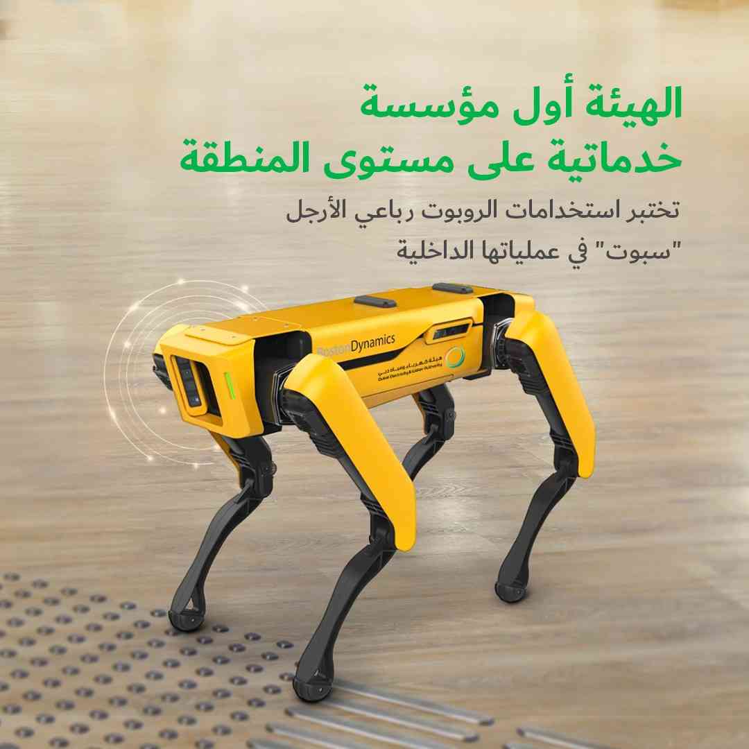 روبوت رباعي الأرجل لتحديد أعطال الكهرباء في دبي