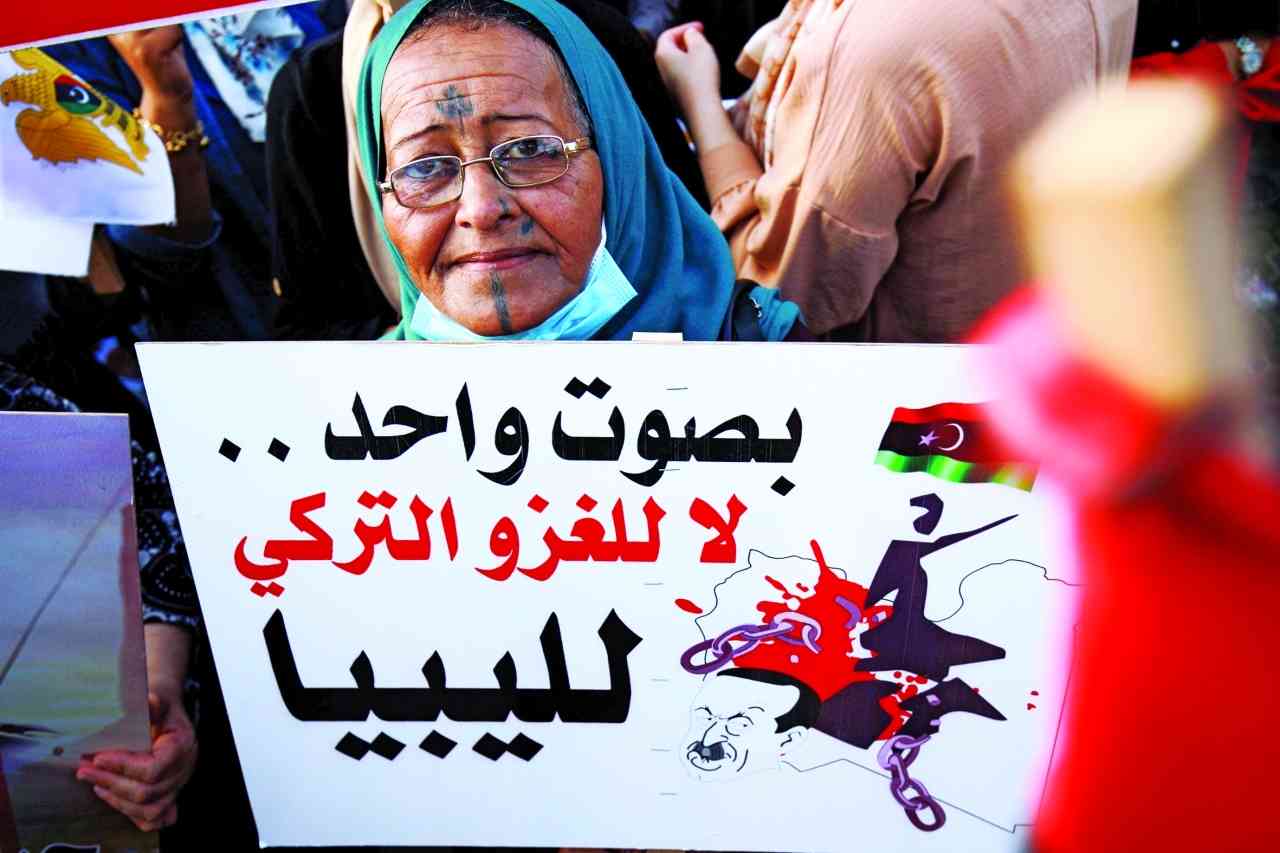 "رفض ليبي شعبي للاحتلال التركي | أرشيفية"