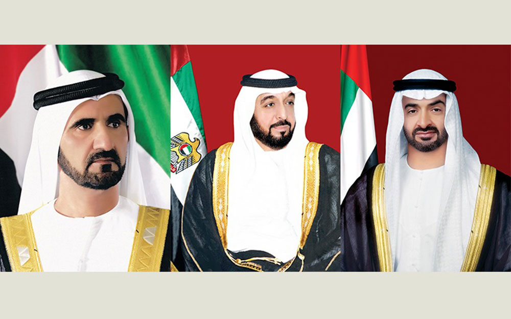 خليفة ومحمد بن راشد ومحمد بن زايد يهنئون رئيسة بوليفيا بذكرى استقلال بلادها