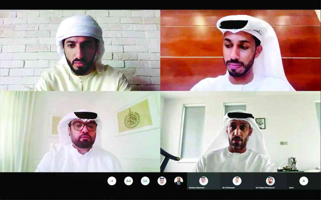 "من اجتماع اتحاد الكرة عن بُعد | البيان"