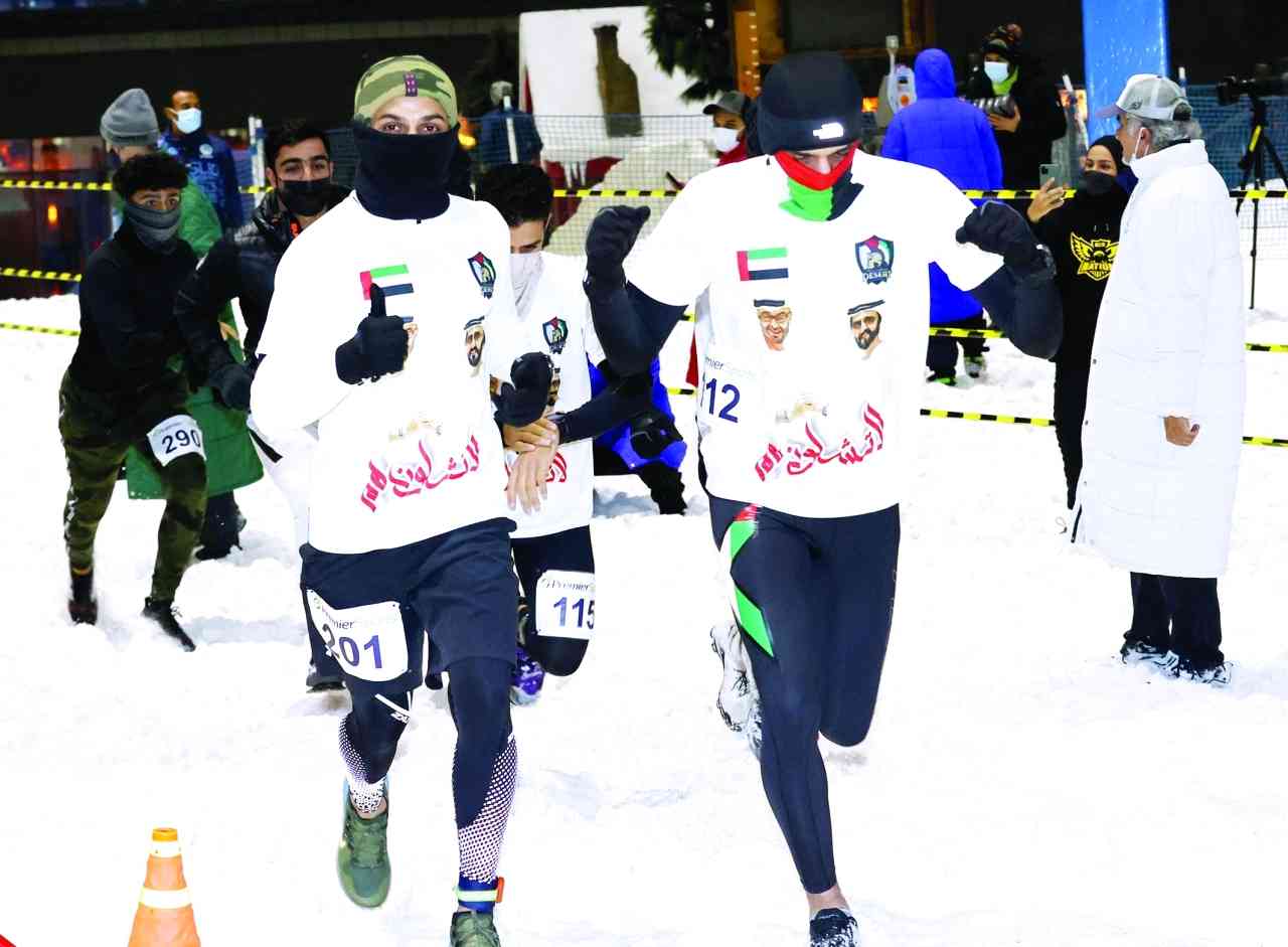 أسبوع دبي  للرياضات الثلجية حديث العالم