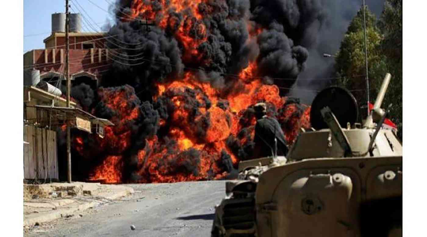 انفجاران يستهدفان ارتالاً لقوات التحالف الدولي المنسحبة من العراق
