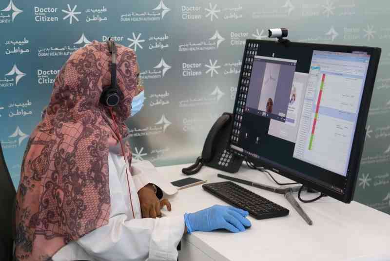 6153 % ارتفاع الطلب على خدمات العيادة الافتراضية في «صحة دبي»