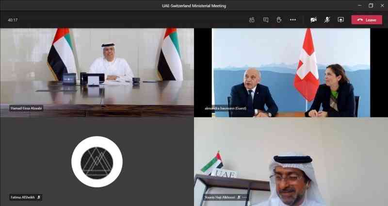 الإمارات وسويسرا تبحثان التحديات الضريبية للاقتصاد الرقمي