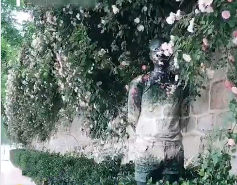 فنان صيني يبدع في الاندماج مع الطبيعة