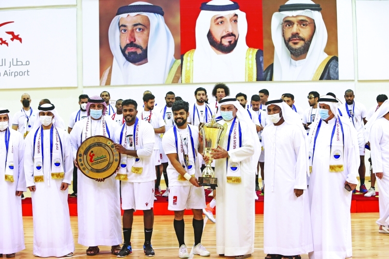 "تتويج الشارقة بلقب دوري كرة اليد | تصوير: غلام كاركر"
