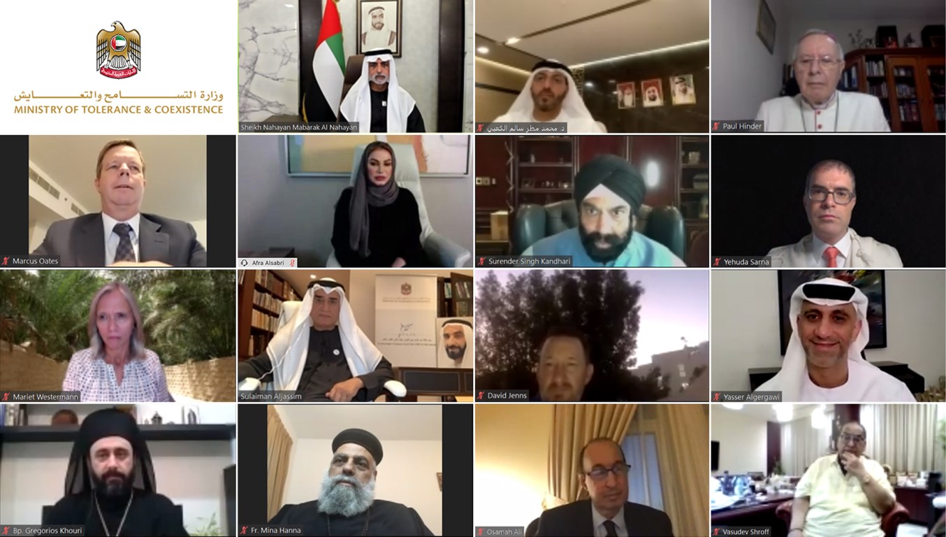 نهيان بن مبارك: السلام والتعايش هدف استراتيجي من أجل الإنسانية