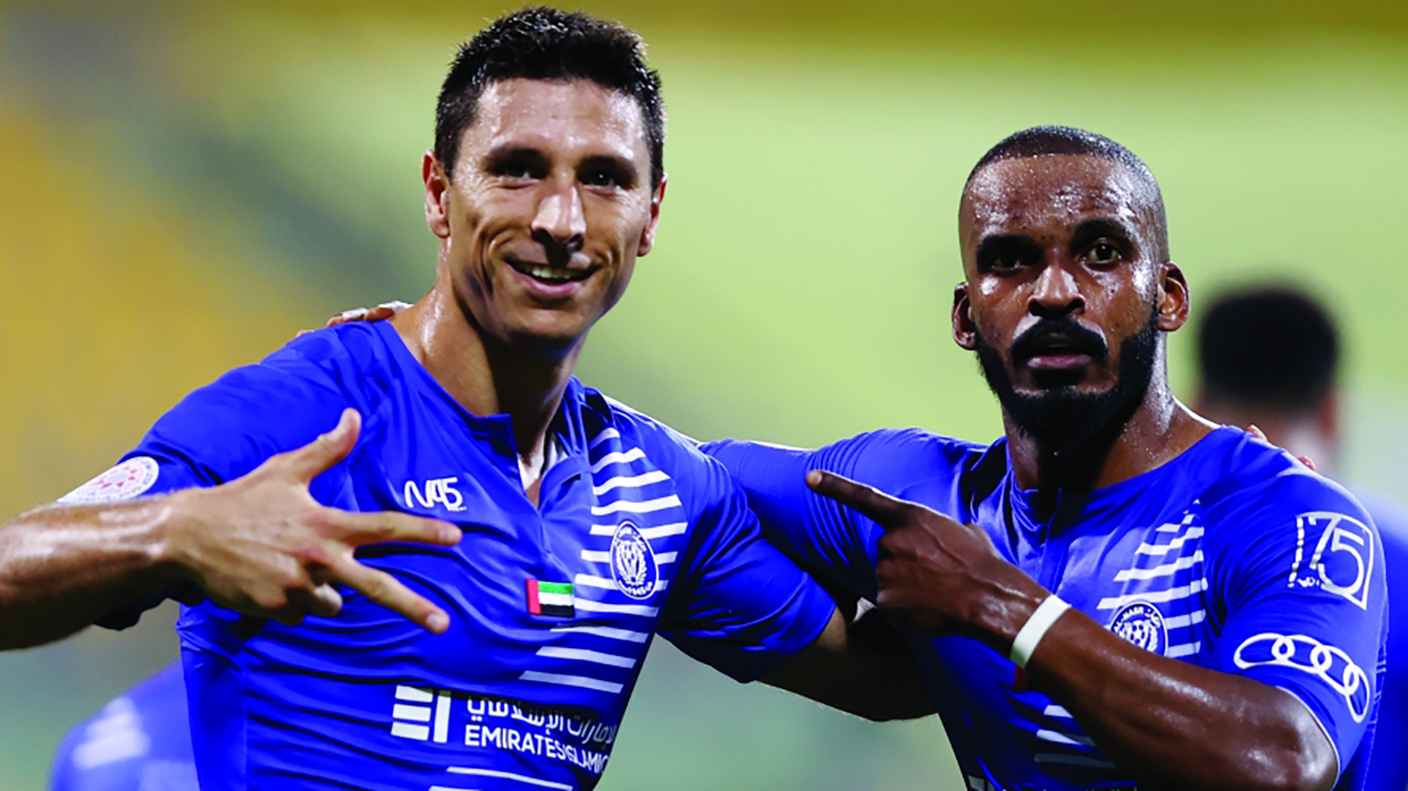 "تيغالي يتألق ويقود النصر للفوزعلى الوصل في الديربي | تصوير: سالم خميس"