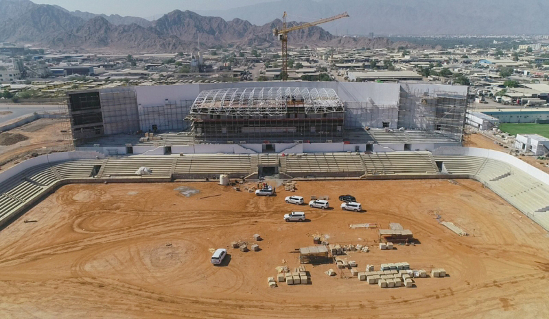 "استاد دبا الفجيرة يقام بأحدث المواصفات"