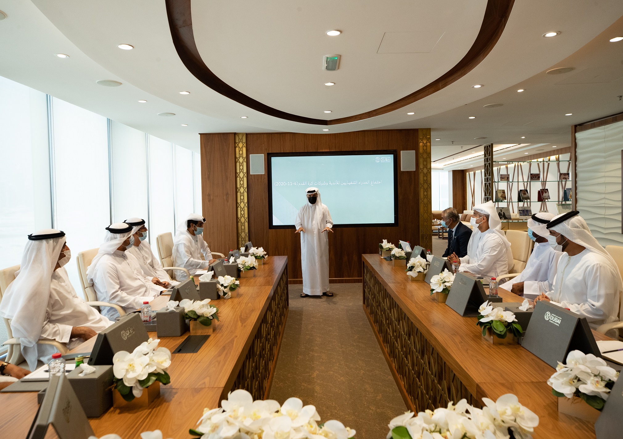 مجلس دبي الرياضي يبحث مع الأندية والشركات قرارات دعم الكوادر الوطنية