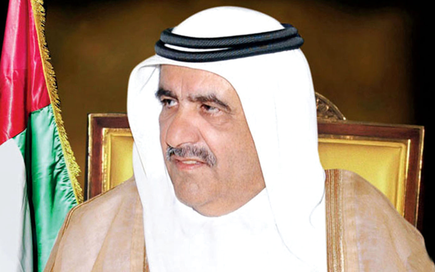 حمدان بن راشد يعزي ملك البحرين بوفاة خليفة بن سلمان آل خليفة