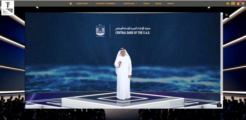 "عبد الحميد الأحمدي خلال مشاركته الافتراضية في المهرجان"