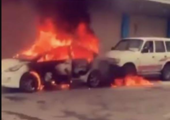 شاهد.. سعودي ينقذ محطة وقود من كارثة