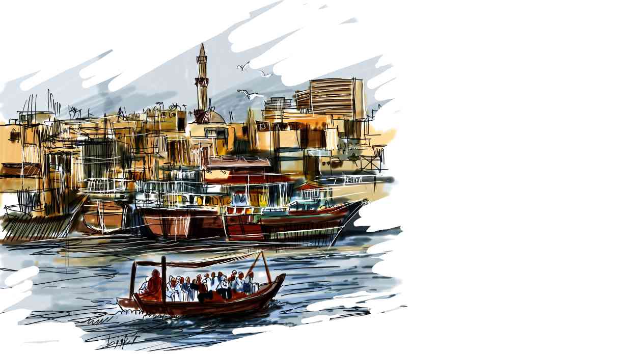 العبرة..  جسر الوصل فوق أمواج الخليج
