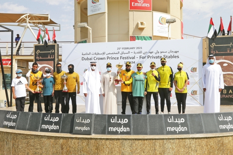 الشحي بطل «الإسطبلات» بمهرجان ولي عهد دبي للقدرة
