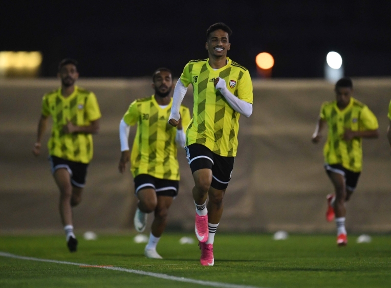 "من تدريبات الأبيض في تجمعه بنادي الوصل | البيان"