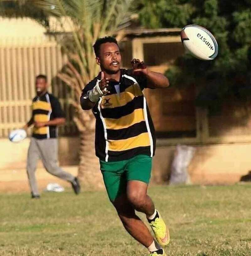 رحيل لاعب سوداني متأثراً بإصابته في البطولة العربية للرجبي