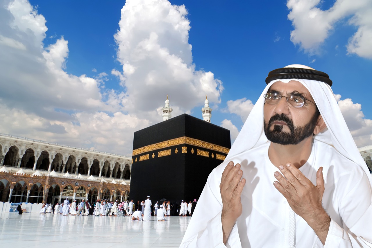 محمد بن راشد ينير قلوب متابعيه بمصابيح مكة