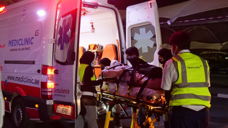 محاكاة لحادث مروري لتدريب طلبة الطب الطارئ في «التقنية»