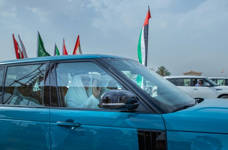 سلطان بن حمدان يشهد منافسات اليوم الأخير لختامي الوثبة