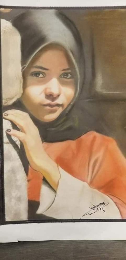"من لوحات الفنان عبداللطيف يحيى علي المجاهد"