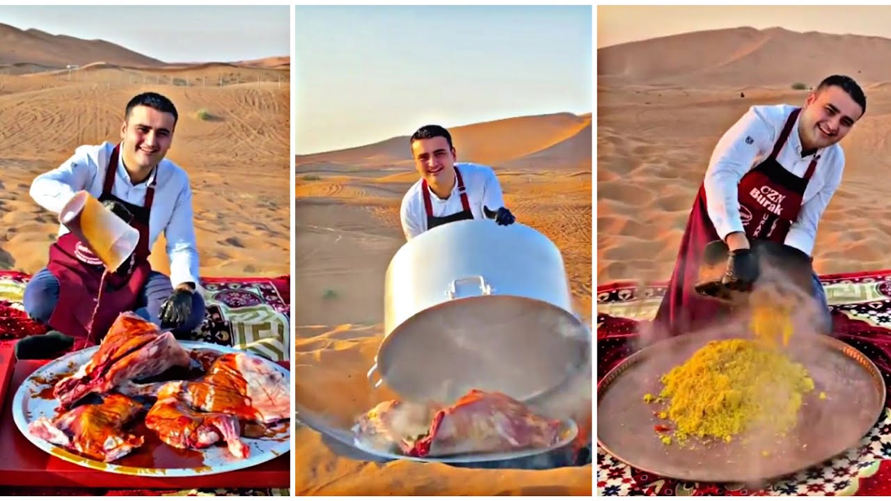 بوراك يبني فرنا على عمق 5 أمتار في صحراء دبي