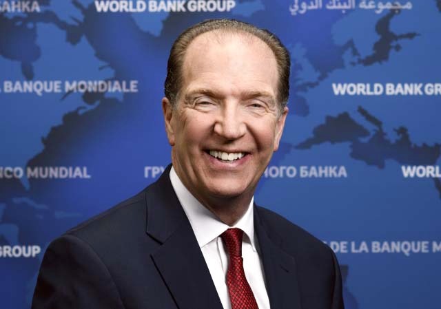 "ديفيد مالباس - رئيس مجموعة البنك الدولي."