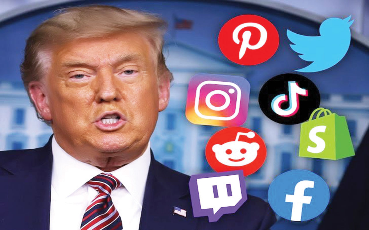 العالم ينظر باهتمام حول تداعيات حجب ترامب عن وسائل التواصل الاجتماعي