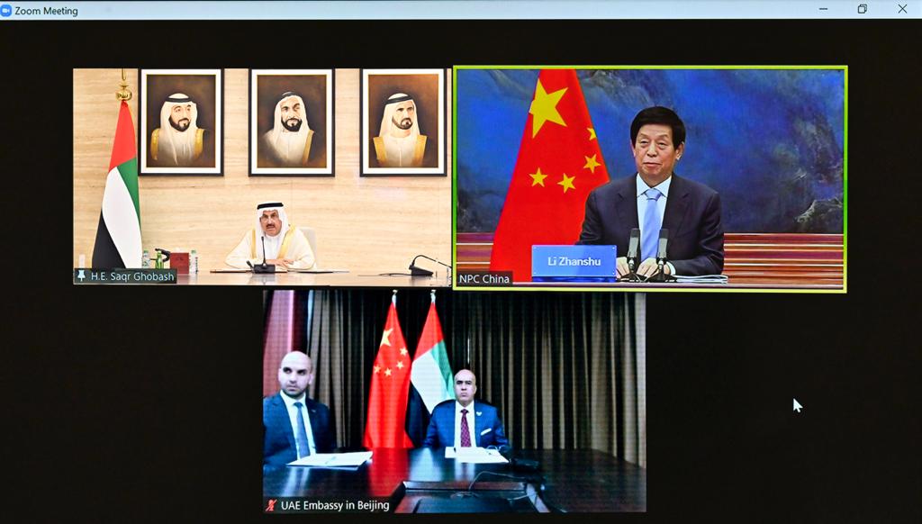 صقر غباش: العلاقات الإماراتية الصينية أنموذج للتضامن في مواجهة مختلف التحديات وخدمة البشرية