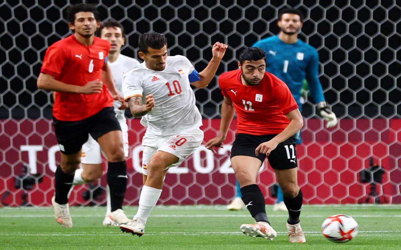 المنتخب المصري يفرض التعادل على الإسباني في أولمبياد طوكيو