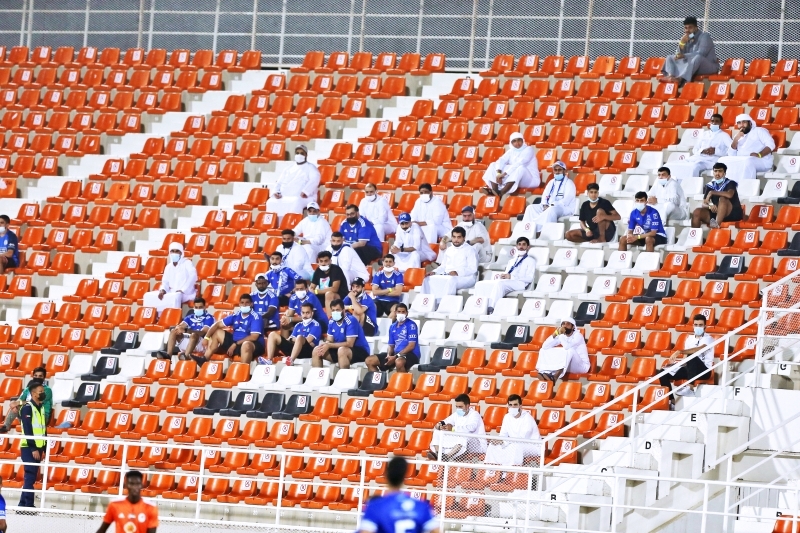"جماهير في مباراة عجمان والنصر | تصوير: غلام كاركر"
