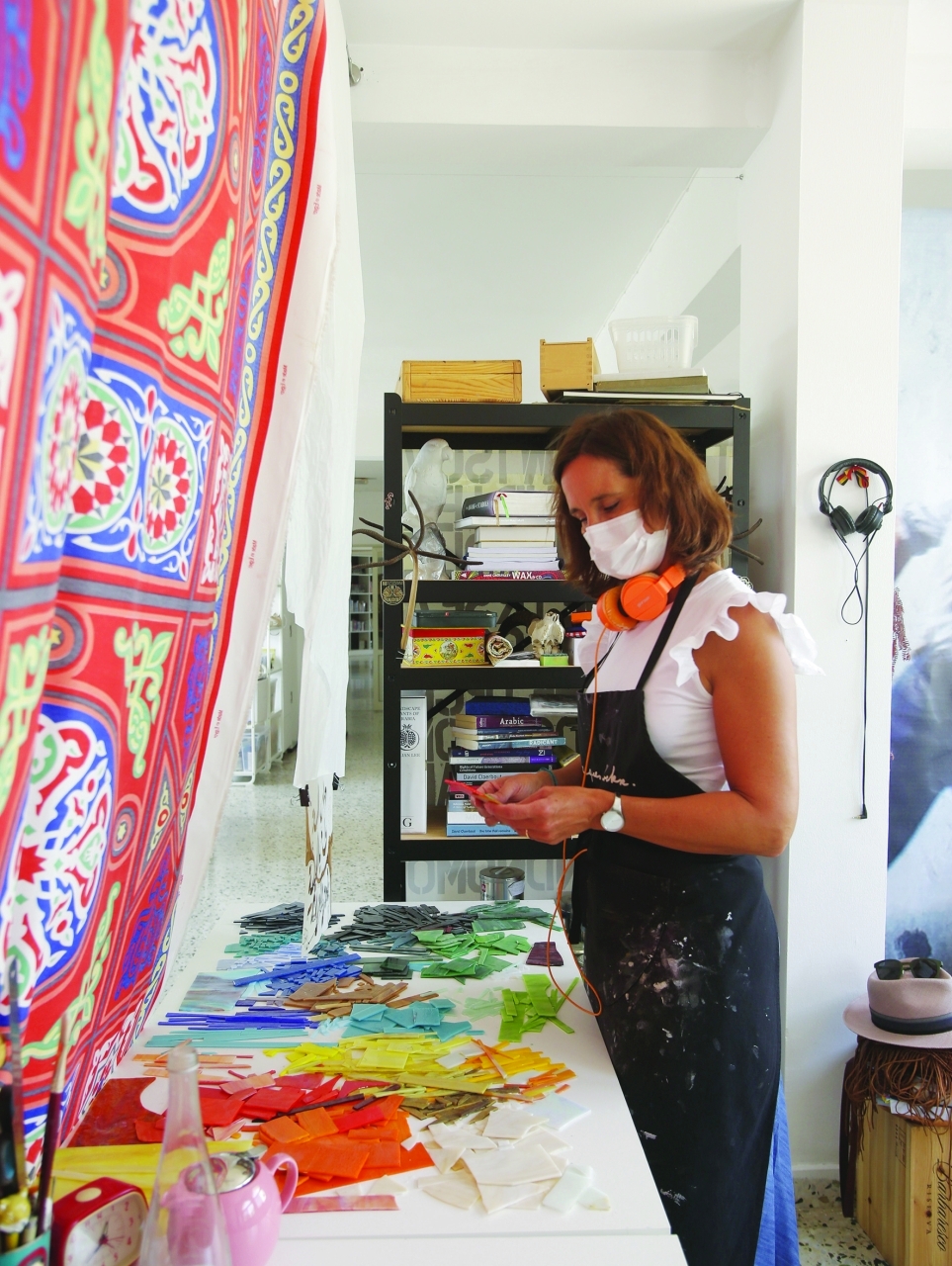 "A tour of Tashkeel Art Gallery in Dubai. September 07, 2021. photo by Xavier Wilson"