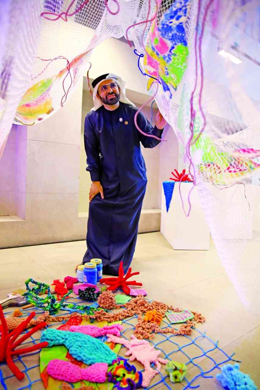 "أحمد العنزي.تصوير/ إبراهيم صادق"