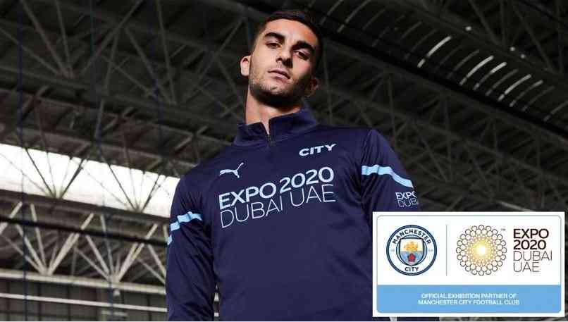 إكسبو 2020 دبي الشريك الجديد للزي التدريبي الخاص بنادي مانشستر سيتي