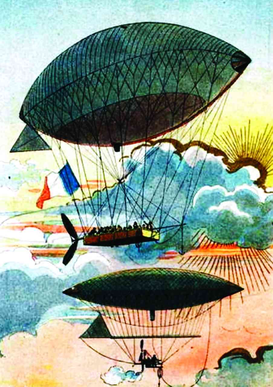 "السفينة الهوائية المتحركة ظهرت في نسخة 1878"