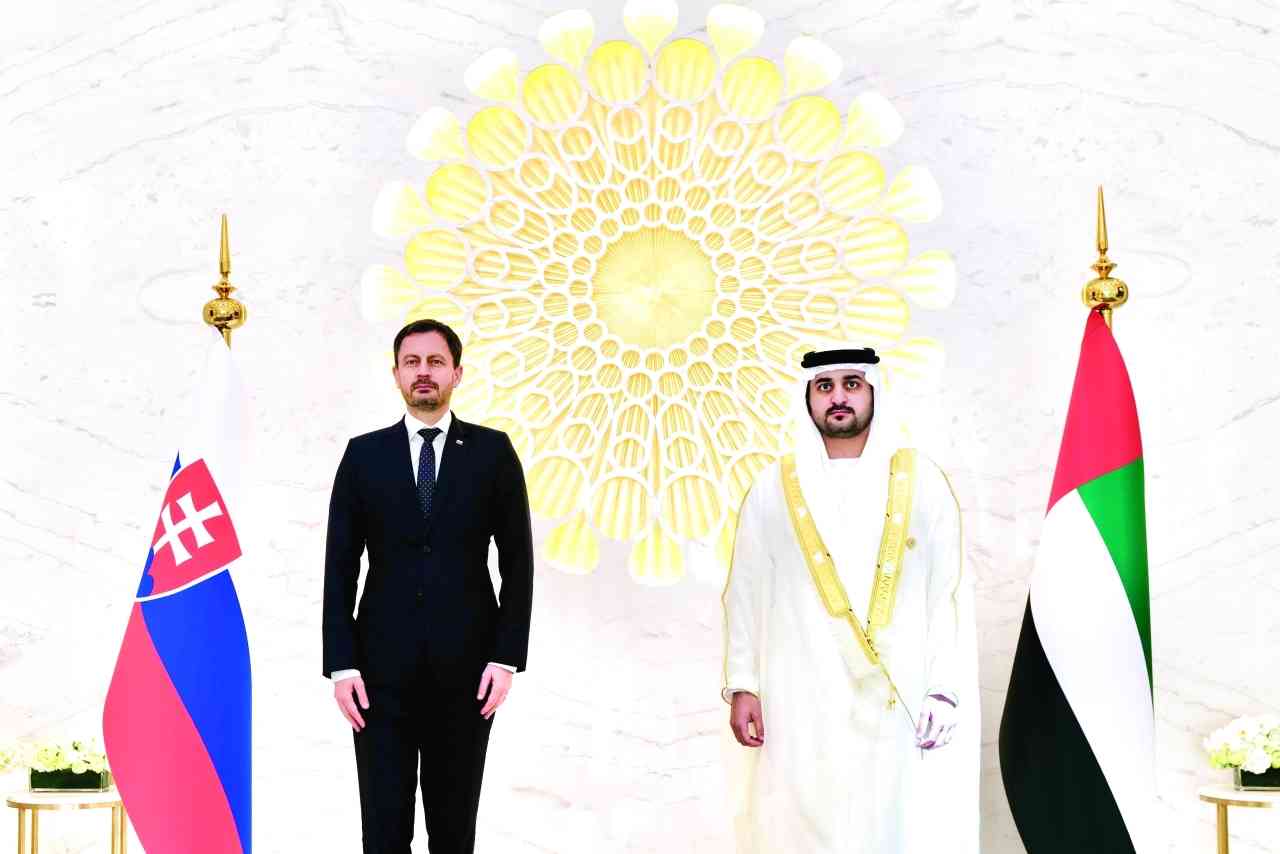 مكتوم بن محمد: علاقات متميزة بين الإمارات وسلوفاكيا