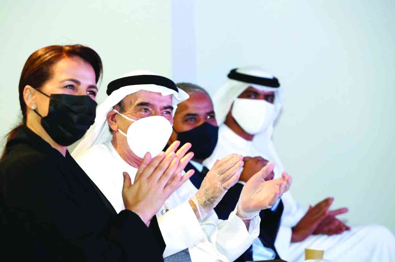 "» مريم المهيري والحضور على هامش توقيع الاتفاقيتين | وام"