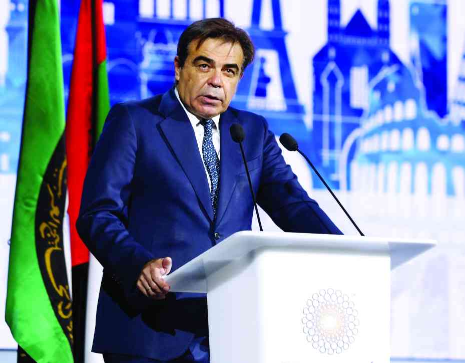 "» نائب رئيس المفوضية الأوروبية يلقي كلمته"