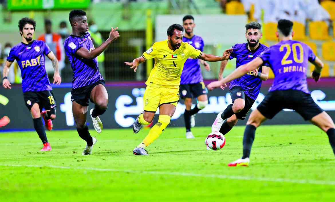 "العين أكد صدارته الدوري بالفوز على الوصل | تصوير: غلام كاركر"