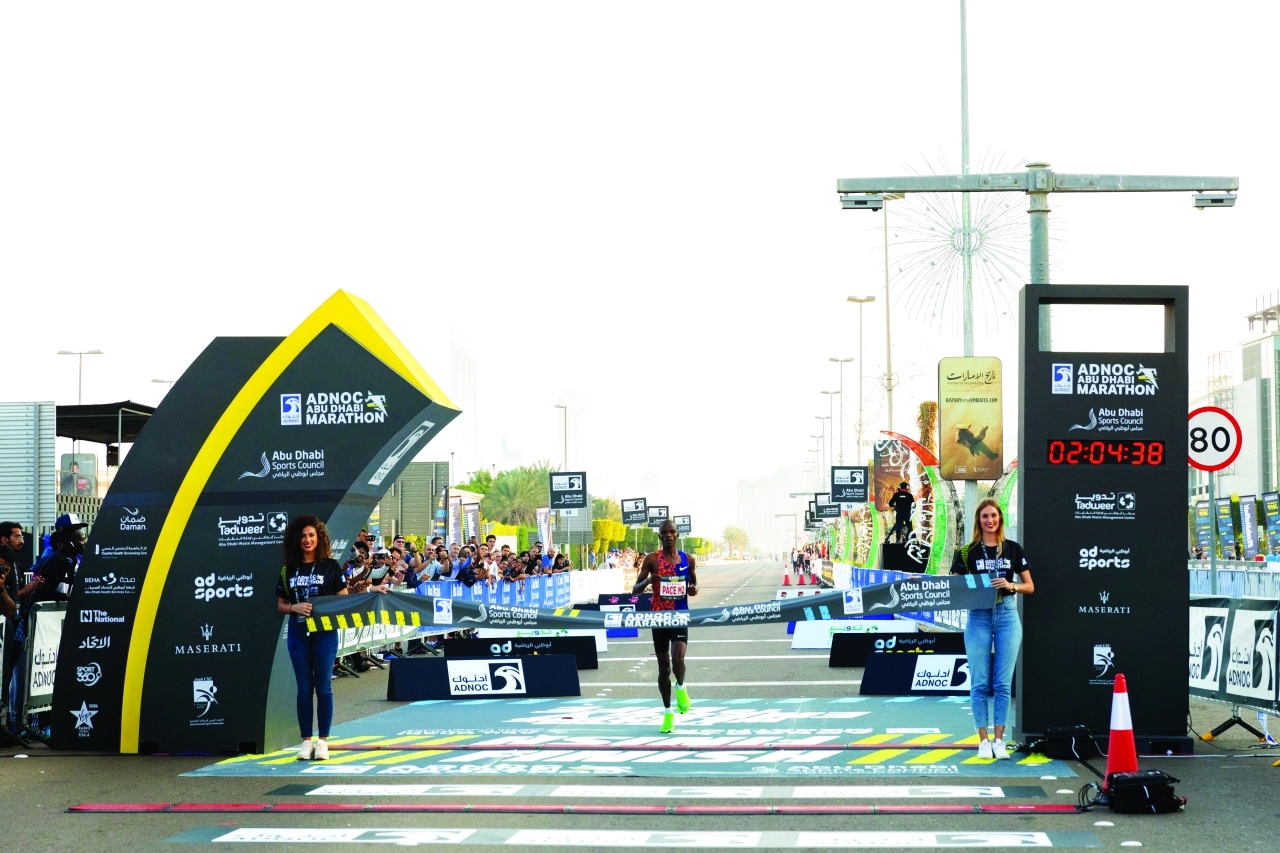 "روبن كيبيغو لحظة فوزه بلقب 2019 | أرشيفية"