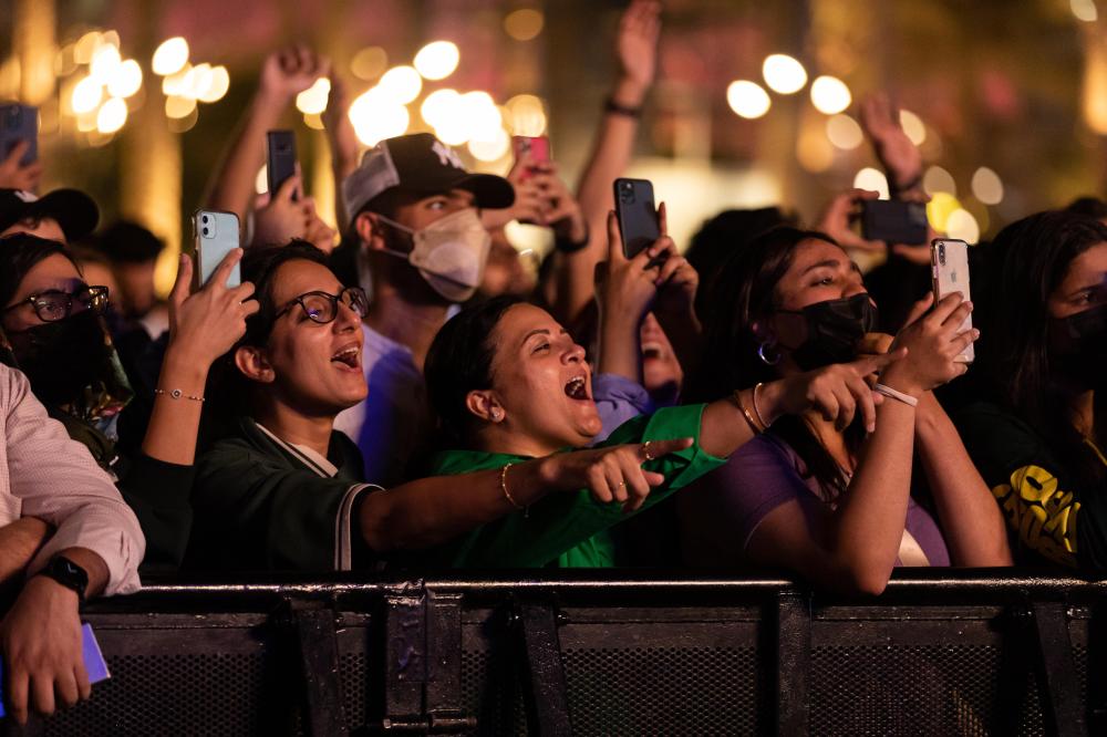 "DUBAI, 17 November 2021. Pakistan singer Atif Aslam performs at Jubilee Stage, Expo 2020 Dubai. (Photo by Christophe Viseux/Expo 2020 Dubai)"