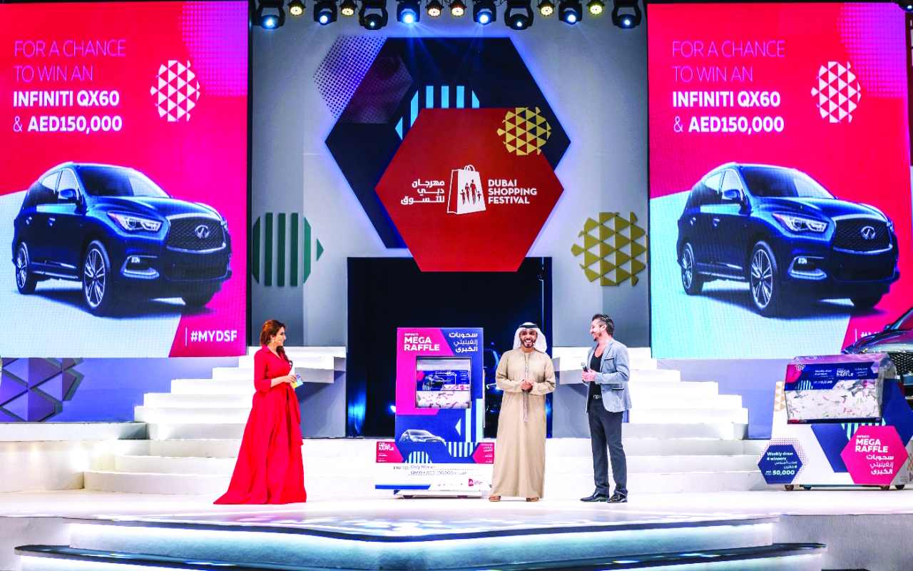 "خلال السحوبات على سيارات انفينيتي في الدورة السابقة | البيان"