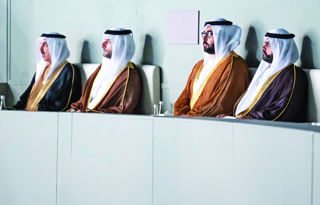 "سلطان بن أحمد ومحمد بن حمد وراشد المعلا وصقر غباش"