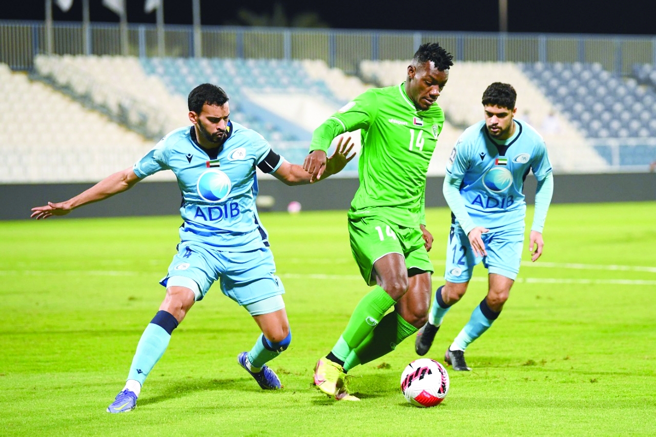 "جانب من مباراة الإمارات وبني ياس | البيان"