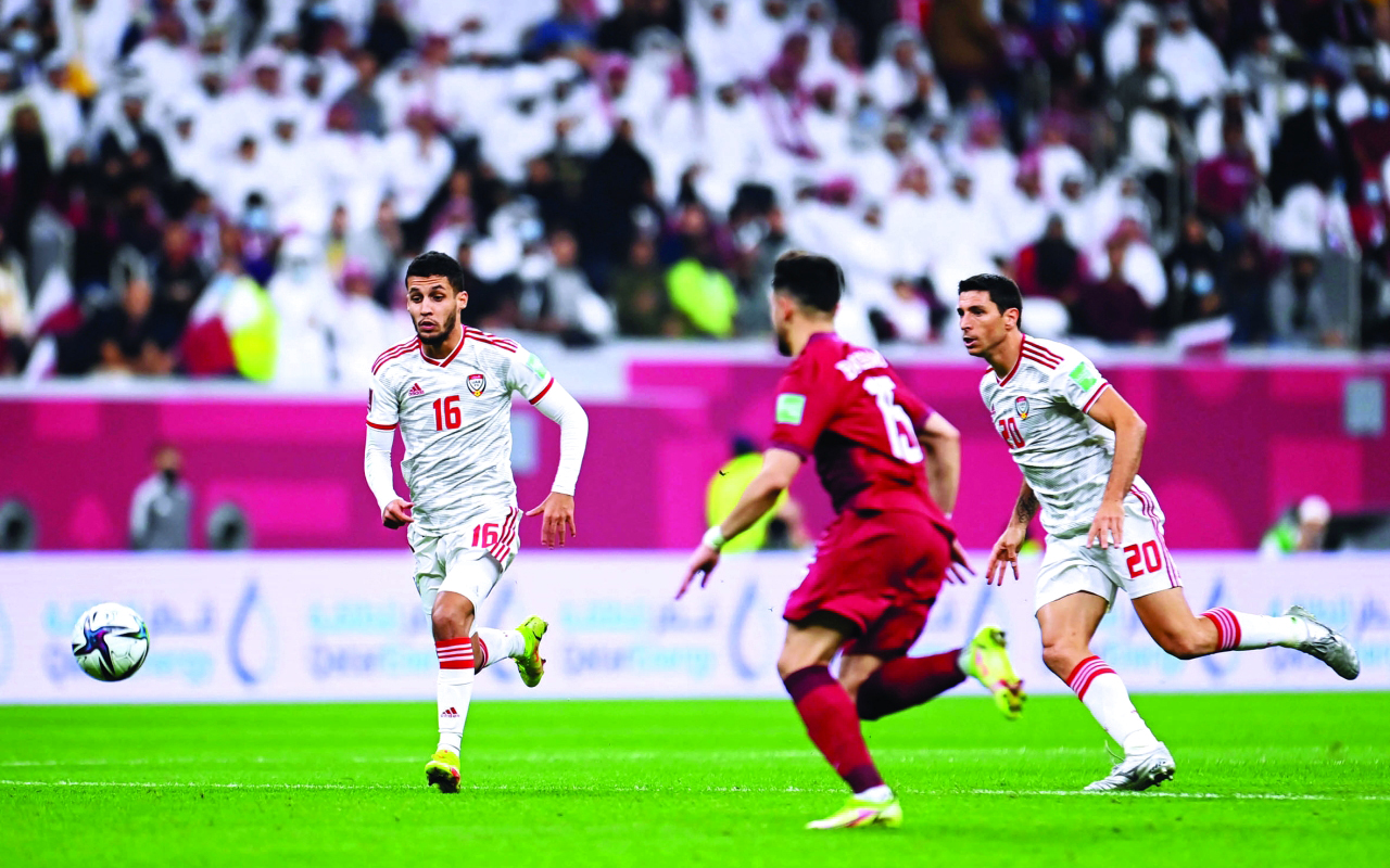 "من مباراة المنتخب وقطر | من المصدر"