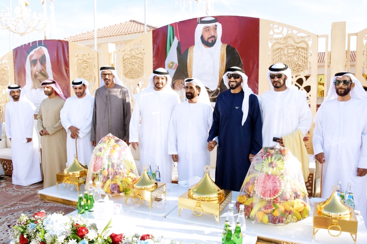 "نهيان بن زايد خلال حفل الاستقبال | وام"